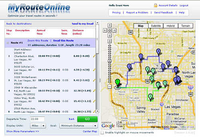 Free Route Planner MyRouteOnline