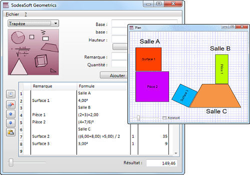 Aperçu de SodeaSoft Geometrics