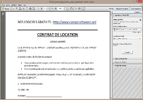 Modèle de Contrat de Location à télécharger Modèle de Contrat de Location à télécharger