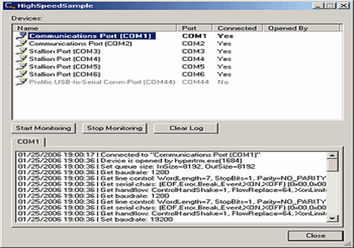 DLL SERIAL PORT dll serial port: