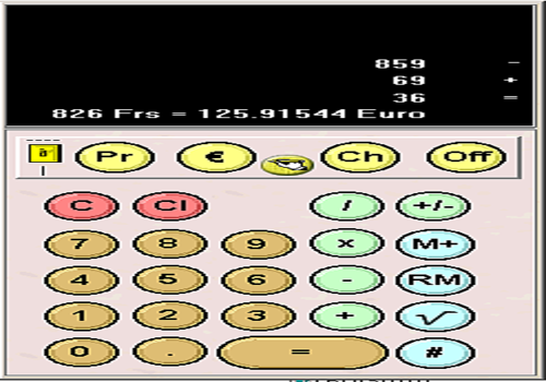 Aperçu de Calculette multi lignes