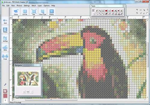Free download from Shareware Connection - Stitch pieces made with your