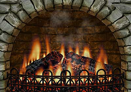 Aperçu de 3D Realistic Fireplace Screen Saver