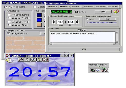 Aperçu de Horloge Parlante 2000
