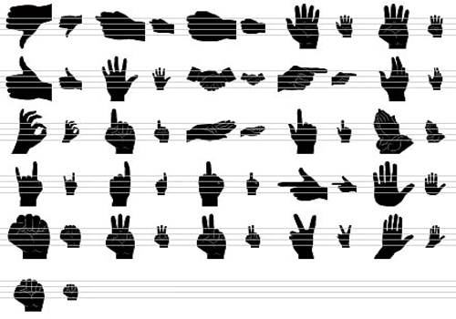 Aperçu de Black Hand Icons