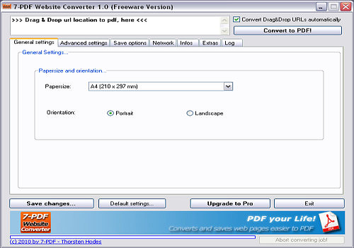Aperçu de 7-PDF Website Converter