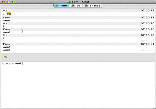 Aperçu de MySpace for Mac