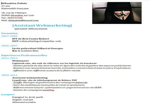 MODELES DE LETTRES ET DE CV: exemple de cv simple MODELES DE LETTRES ET DE CV: exemple de cv simple