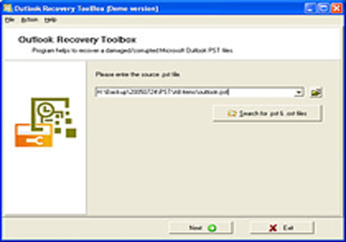 Outlook Express Recovery Shareware Program