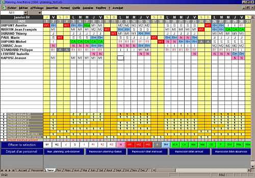 modele planning conges sous excel CCMR