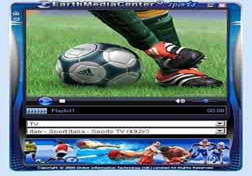 Aperçu de EarthMediaCenter online sports TV