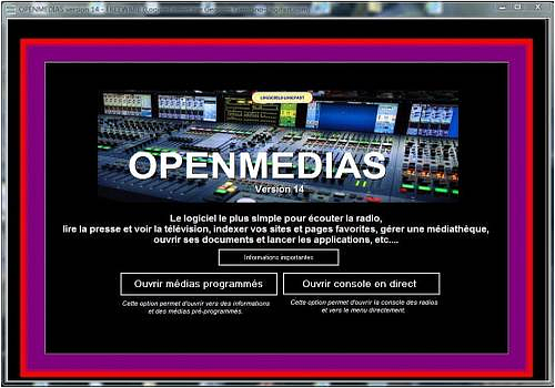 Aperçu de OpenMedias