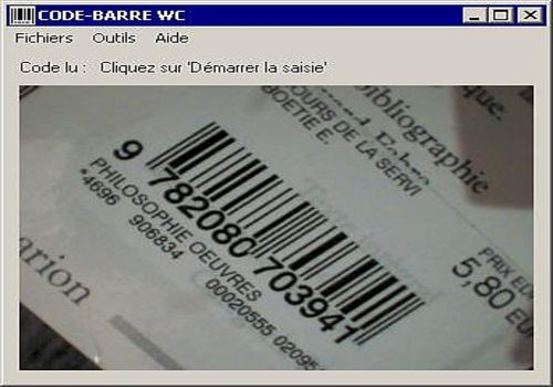 Aperçu de CODE-BARRE WC