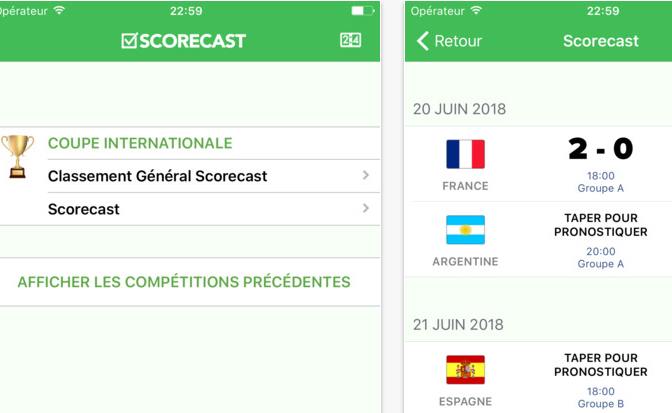 Scorecast Scorecast
