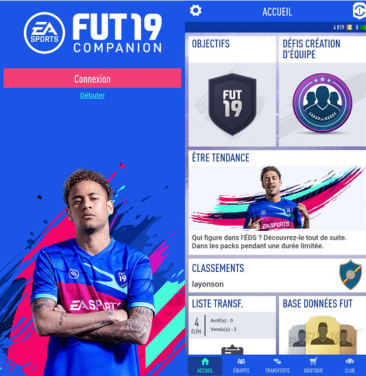 FIFA Companion: how to fix the display bug that makes the application  unusable? - Logitheque English