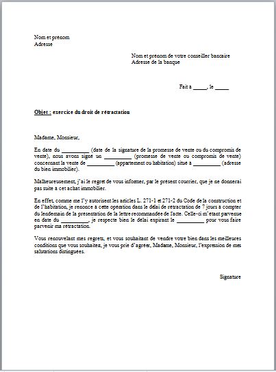 exemple de lettre a un notaire