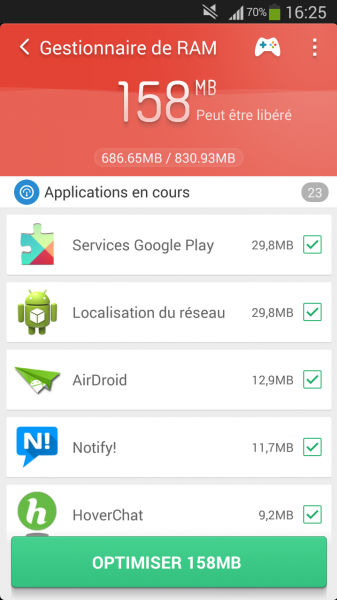 logiciel pour nettoyer son telephone portable