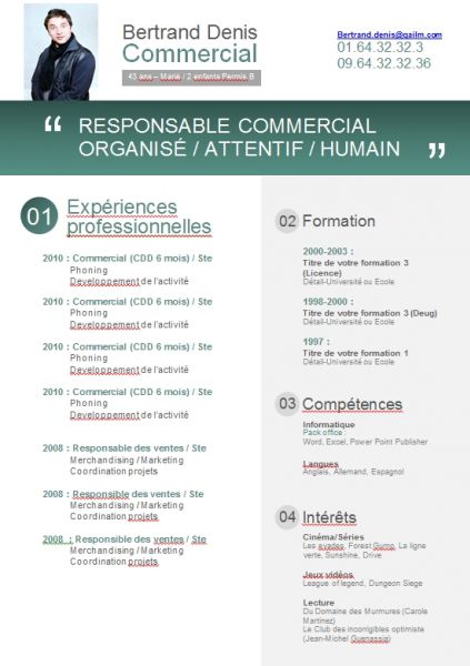 comment modifier cv pdf