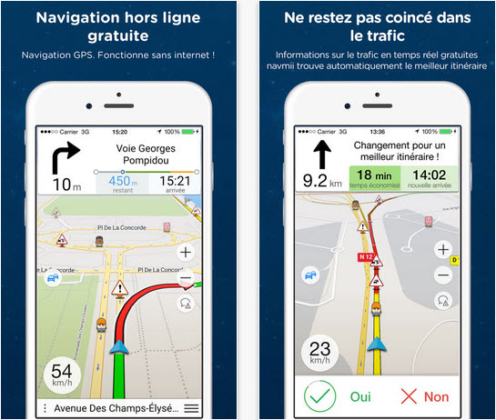 Free GPS: navigation applications for Android and iOS - Logitheque English