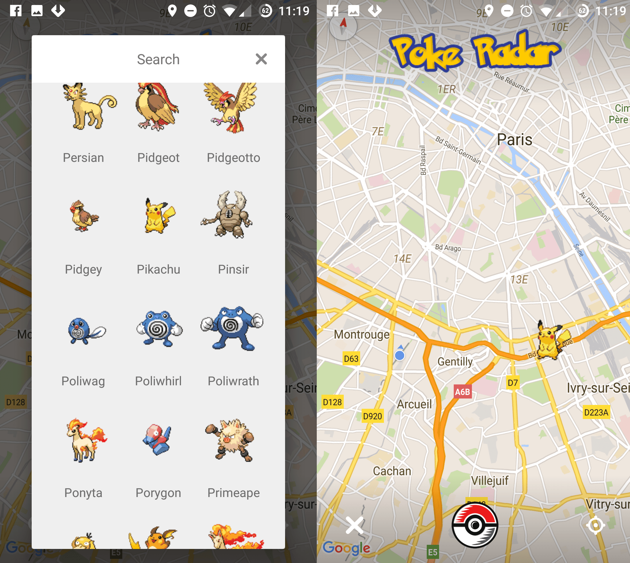 Pokémon Go : On a testé Poké Radar pour trouver des Pokémon rares