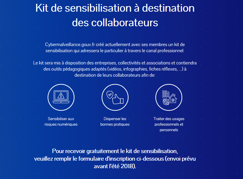 Le gouvernement tente de sensibiliser les utilisateurs aux risques numériques