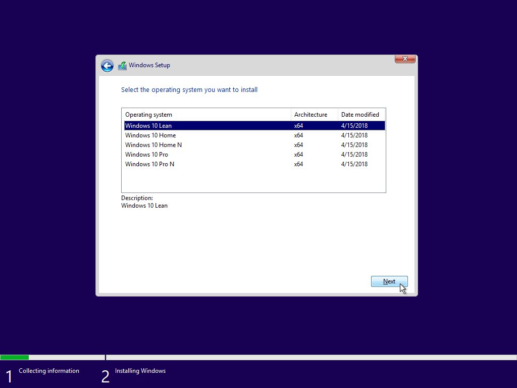 Windows 10 Lean : une version épurée de l’OS en préparation.