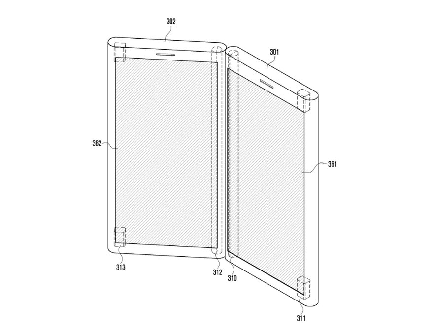 Samsung a déposé un brevet pour un smartphone à deux écrans détachables