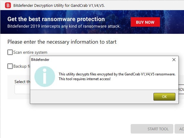 Bitdefender publie son outil de déchiffrement pour la version 5.1 du ransomware GandCrab