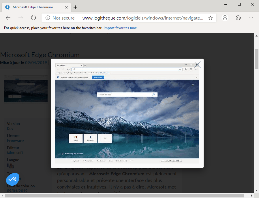 Microsoft Edge Chromium : Les premières versions de test sont officiellement disponibles