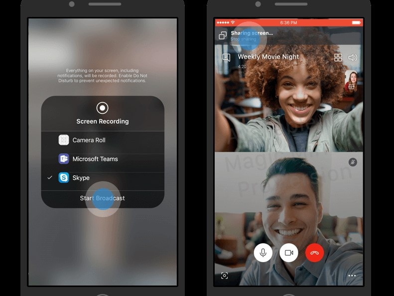 Skype Preview : Le partage d’écran débarque sur mobile