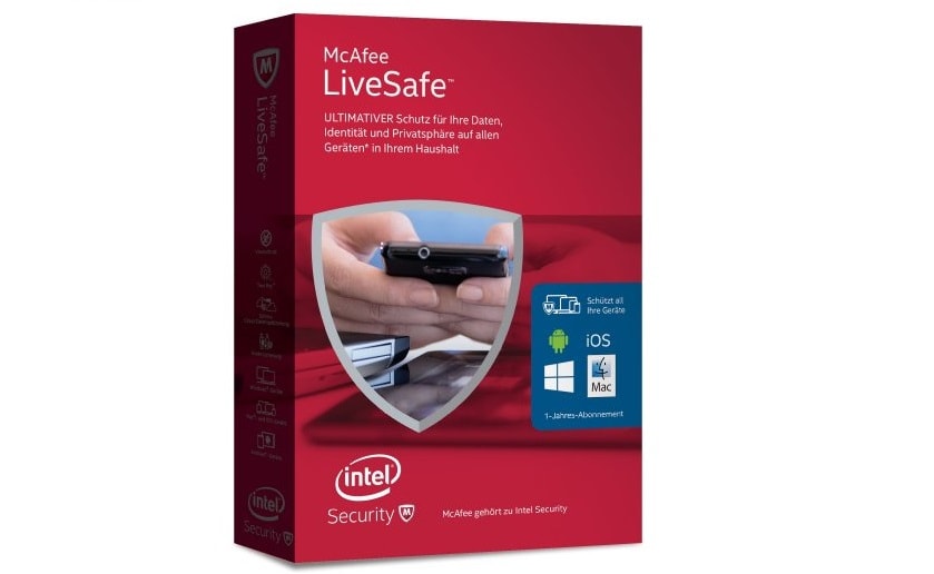 Test antivirus : McAfee LiveSafe 2016