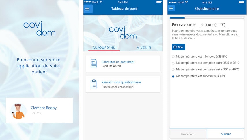 Covidom : Comment utiliser l'application de télésuivi ?