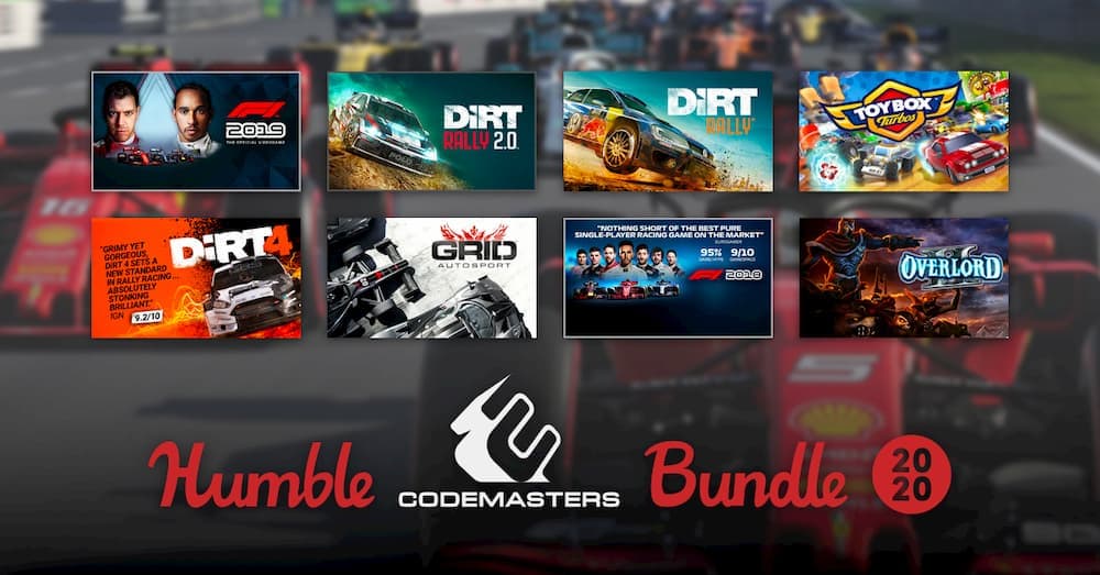 Foncez sur le nouveau Humble Bundle de Codemasters