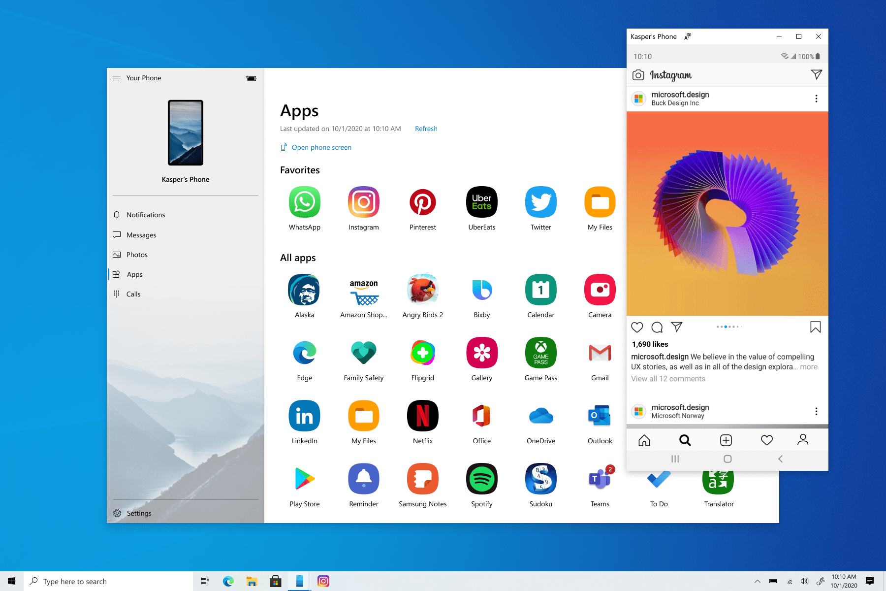 Windows 10 va améliorer l'intégration des applications Android dans son système