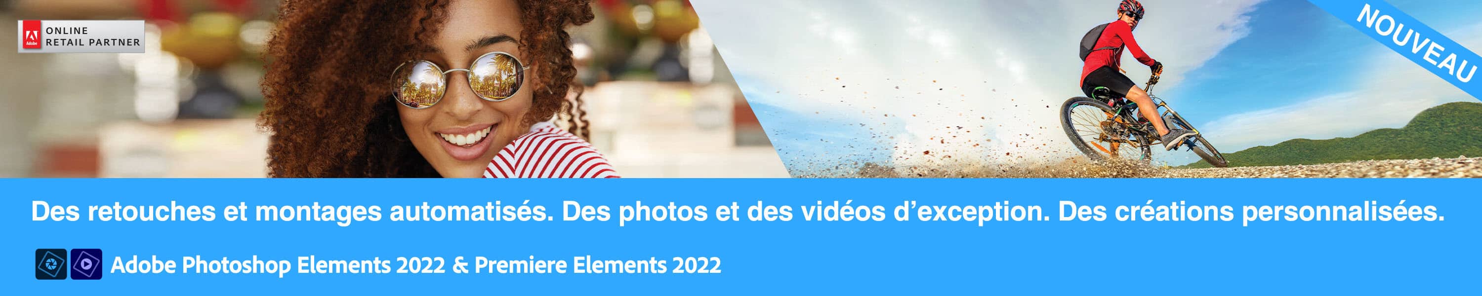 Promotion flash sur Adobe Photoshop & Premiere Elements 2022