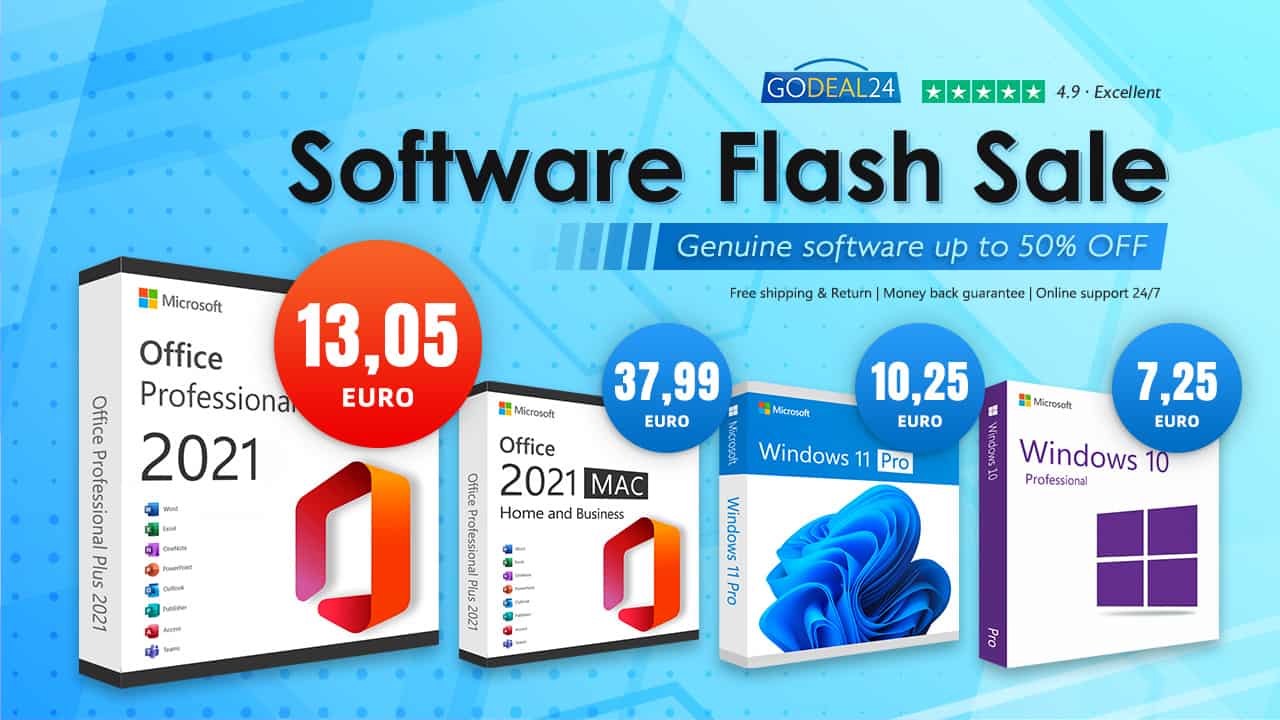 Vente flash de logiciels !