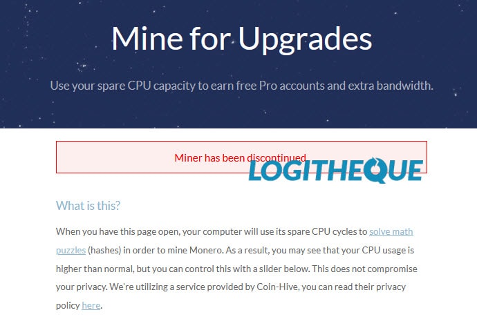 Mine for upgrade