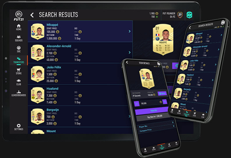 Capture d'écran FIFA 21 Companion iOS Capture d'écran FIFA 21 Companion iOS