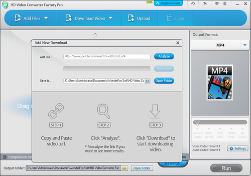 Capture d'écran WonderFox HD Video Converter Factory Pro 17.0 Capture d'écran WonderFox HD Video Converter Factory Pro 17.0