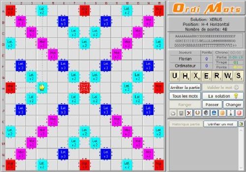 Capture d'écran Ordi Mots Capture d'écran Ordi Mots