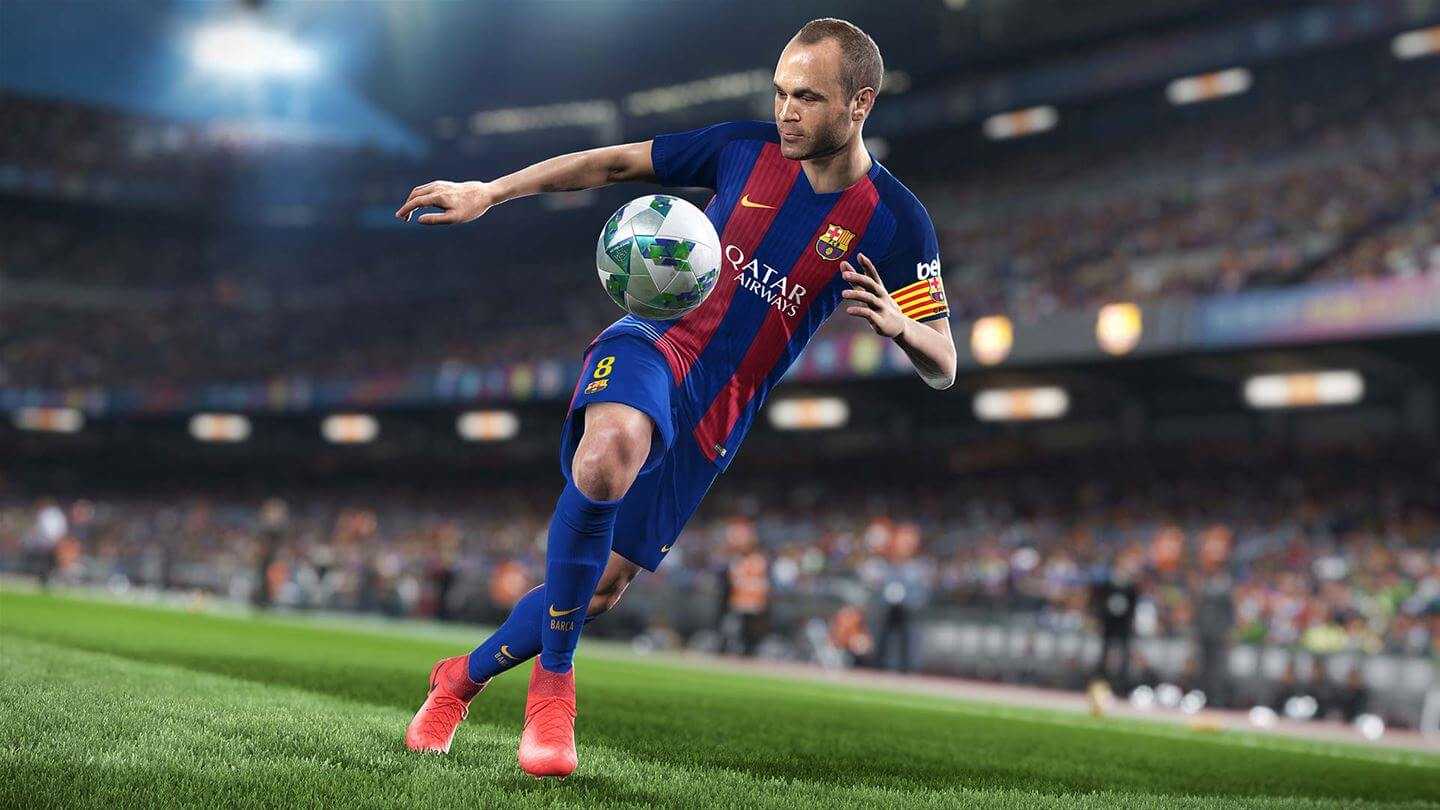 Capture d'écran PES 2018 Capture d'écran PES 2018