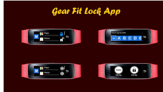 Capture d'écran Gear Fit Lock App