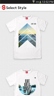 Capture d'écran Design de t-shirts – Snaptee