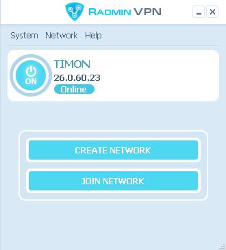 Capture d'écran Radmin VPN 1.0.3524 Capture d'écran Radmin VPN 1.0.3524