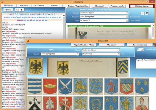Capture d'écran EURALNETS Capture d'écran EURALNETS