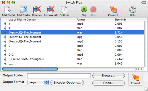 Capture d'écran Switch File Format Converter for Mac