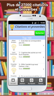Capture d'écran Citations et Proverbes (27000)