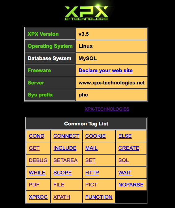 Capture d'écran XPX Linux v3.5