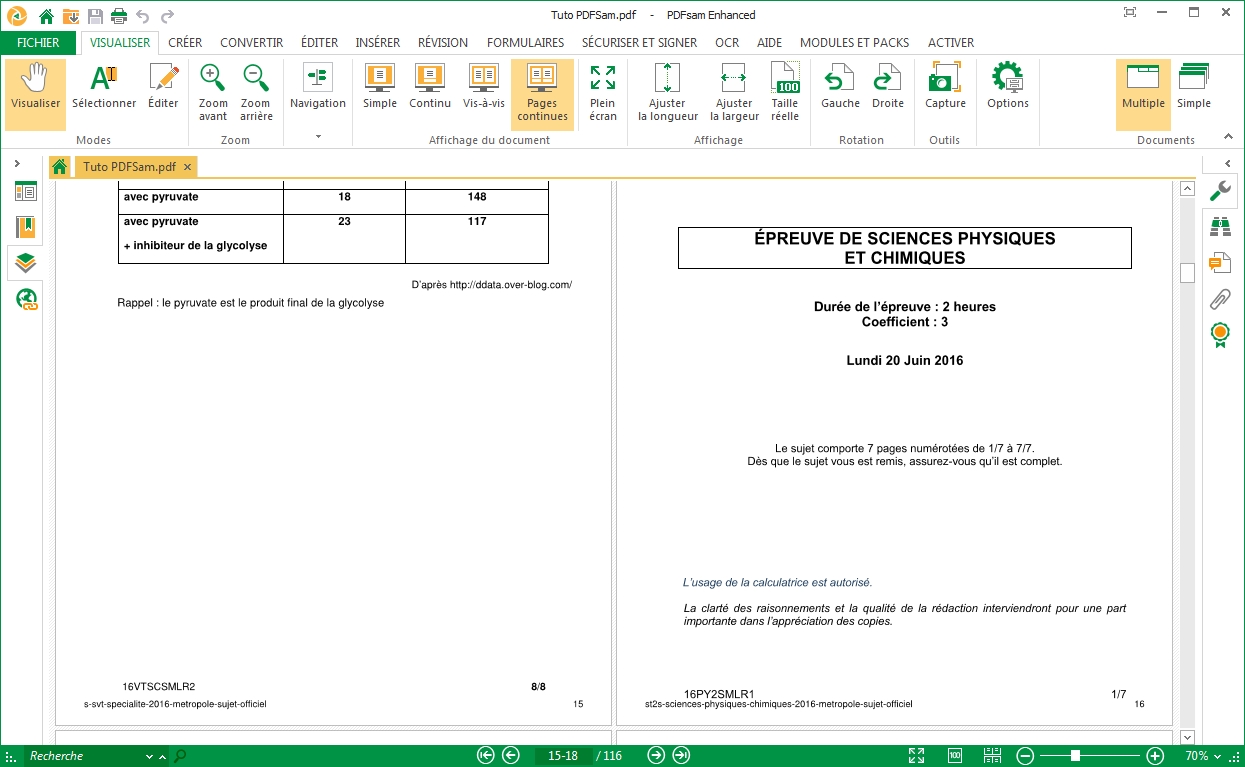 Capture d'écran PDFSaM Linux Capture d'écran PDFSaM Linux