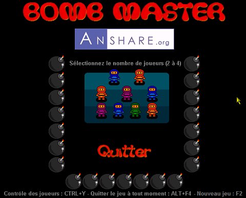 Capture d'écran BOMB MASTER PORTABLE Capture d'écran BOMB MASTER PORTABLE